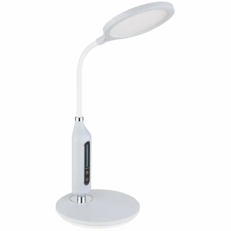 Luminaires Globo Lighting Lampe de table Globo FRUGGY LED Chrome, Gris, 1 lumière* Éclairage Led