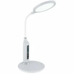 Luminaires Globo Lighting Lampe de table Globo FRUGGY LED Chrome, Gris, 1 lumière* Éclairage Led