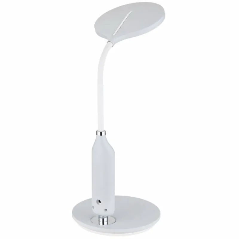 Luminaires Globo Lighting Lampe de table Globo FRUGGY LED Chrome, Gris, 1 lumière* Éclairage Led