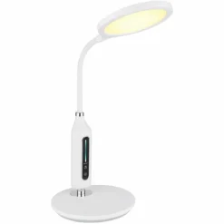 Luminaires Globo Lighting Lampe de table Globo FRUGGY LED Chrome, Blanc, 1 lumière* Éclairage Led