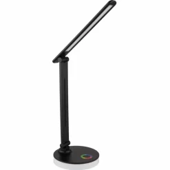 Luminaires Globo Lighting Lampe de table Globo GERALDO LED Noir, 1 lumière, Changeur de couleurs* Éclairage Led
