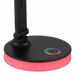 Luminaires Globo Lighting Lampe de table Globo GERALDO LED Noir, 1 lumière, Changeur de couleurs* Éclairage Led