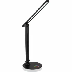 Luminaires Globo Lighting Lampe de table Globo GERALDO LED Noir, 1 lumière, Changeur de couleurs* Éclairage Led