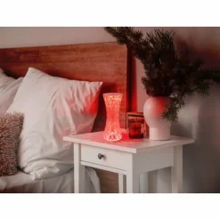 Luminaires Globo Lighting Lampe de table Globo GIXI LED Argenté, Transparent, 1 lumière, Changeur de couleurs* Lampes À Poser