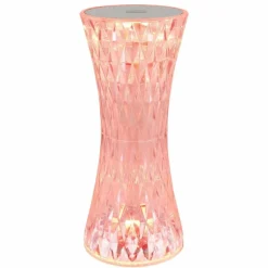 Luminaires Globo Lighting Lampe de table Globo GIXI LED Argenté, Transparent, 1 lumière, Changeur de couleurs* Lampes À Poser