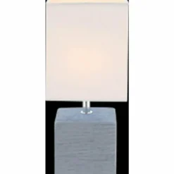 Lampes En Tissu-Luminaires Globo Lighting Lampe de table Globo Gris, 1 lumière