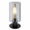 Suspension Verre Fumé-Luminaires Globo Lighting Lampe de table Globo HADERA Noir, 1 lumière