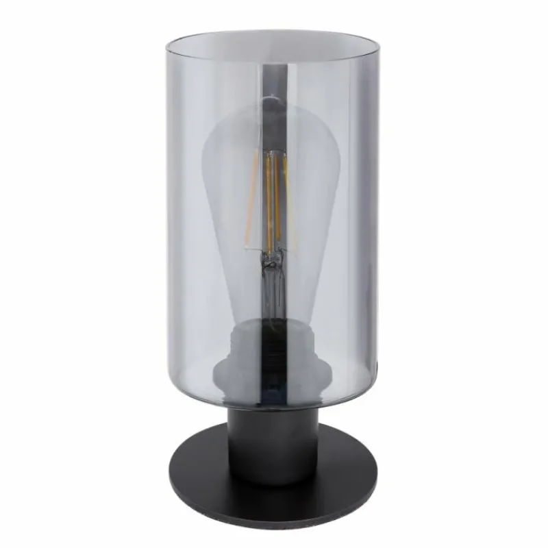Suspension Verre Fumé-Luminaires Globo Lighting Lampe de table Globo HADERA Noir, 1 lumière