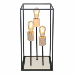 Luminaires Globo Lighting Lampe de table Globo HAGAR Noir, 3 lumières* Lampes À Poser