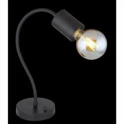 Luminaires Globo Lighting Lampe de table Globo HERMINE Noir, 1 lumière* Lampes À Poser