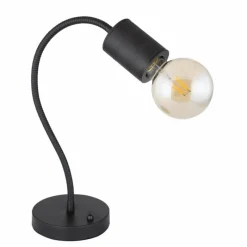 Luminaires Globo Lighting Lampe de table Globo HERMINE Noir, 1 lumière* Lampes À Poser