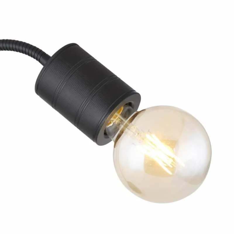 Luminaires Globo Lighting Lampe de table Globo HERMINE Noir, 1 lumière* Lampes À Poser