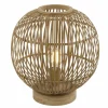 Style Boho-Chic-Luminaires Globo Lighting Lampe de table Globo HILDEGARD Brun, 1 lumière