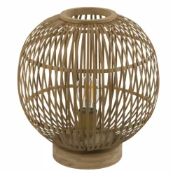 Style Boho-Chic-Luminaires Globo Lighting Lampe de table Globo HILDEGARD Brun, 1 lumière