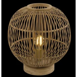 Style Boho-Chic-Luminaires Globo Lighting Lampe de table Globo HILDEGARD Brun, 1 lumière