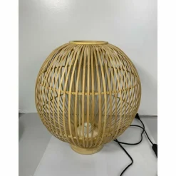 Style Boho-Chic-Luminaires Globo Lighting Lampe de table Globo HILDEGARD Brun, 1 lumière
