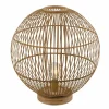 Style Boho-Chic-Luminaires Globo Lighting Lampe de table Globo HILDEGARD Brun, 1 lumière