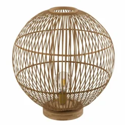 Style Boho-Chic-Luminaires Globo Lighting Lampe de table Globo HILDEGARD Brun, 1 lumière
