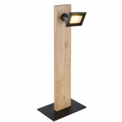 Lampes En Bois-Luminaires Globo Lighting Lampe de table Globo JOYA LED Bois clair, Noir, 1 lumière