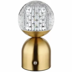 Luminaires Globo Lighting Lampe de table Globo JULSY LED Laiton, 1 lumière* Éclairage Led