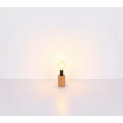 Luminaires Scandinaves-Luminaires Globo Lighting Lampe de table Globo KIRA Brun foncé, 1 lumière