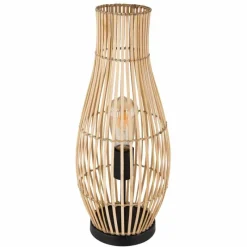 Lampes En Bois-Luminaires Globo Lighting Lampe de table Globo LAGLIO Écru, Noir, 1 lumière