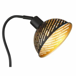 Lampes Dorées-Luminaires Globo Lighting Lampe de table Globo LENNA Noir, 1 lumière