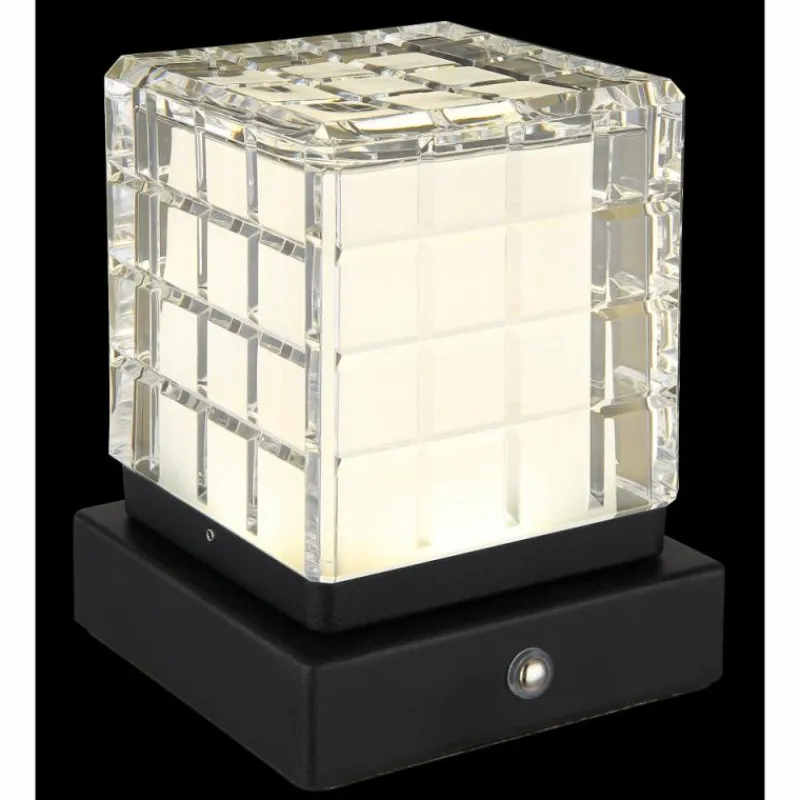 Luminaires Globo Lighting Lampe de table Globo LUNKI LED Noir, 1 lumière