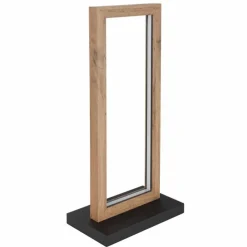 Lampes En Bois-Luminaires Globo Lighting Lampe de table Globo MANDERA LED Noir, 1 lumière