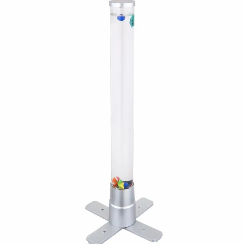 Luminaires Globo Lighting Lampe de table Globo MENDOZA LED Argenté, Transparent, 1 lumière, Changeur de couleurs* Éclairage Led