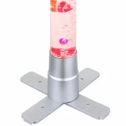 Luminaires Globo Lighting Lampe de table Globo MENDOZA LED Argenté, Transparent, 1 lumière, Changeur de couleurs* Éclairage Led