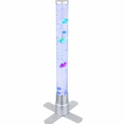 Luminaires Globo Lighting Lampe de table Globo MENDOZA LED Argenté, Transparent, 1 lumière, Changeur de couleurs* Éclairage Led