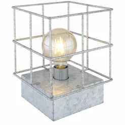 Lampes Industrielles-Luminaires Globo Lighting Lampe de table Globo MERRIL Zingué, 1 lumière