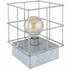 Lampes Industrielles-Luminaires Globo Lighting Lampe de table Globo MERRIL Zingué, 1 lumière