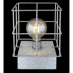 Lampes Industrielles-Luminaires Globo Lighting Lampe de table Globo MERRIL Zingué, 1 lumière