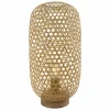 Style Boho-Chic-Luminaires Globo Lighting Lampe de table Globo MIRENA Brun, 1 lumière