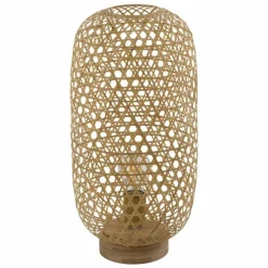 Style Boho-Chic-Luminaires Globo Lighting Lampe de table Globo MIRENA Brun, 1 lumière