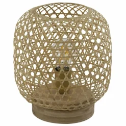 Style Boho-Chic-Luminaires Globo Lighting Lampe de table Globo MIRENA Brun, 1 lumière