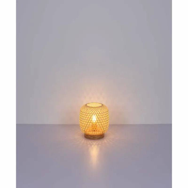 Style Boho-Chic-Luminaires Globo Lighting Lampe de table Globo MIRENA Brun, 1 lumière