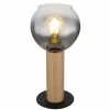 Suspension Verre Fumé-Luminaires Globo Lighting Lampe de table Globo MOITAS Couleur bois, Noir, 1 lumière
