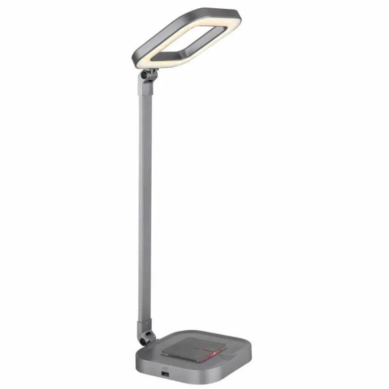 Luminaires Globo Lighting Lampe de table Globo MONACO LED Gris, Blanc, 1 lumière, Changeur de couleurs* Éclairage Led