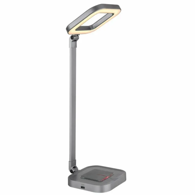 Luminaires Globo Lighting Lampe de table Globo MONACO LED Gris, Blanc, 1 lumière, Changeur de couleurs* Éclairage Led