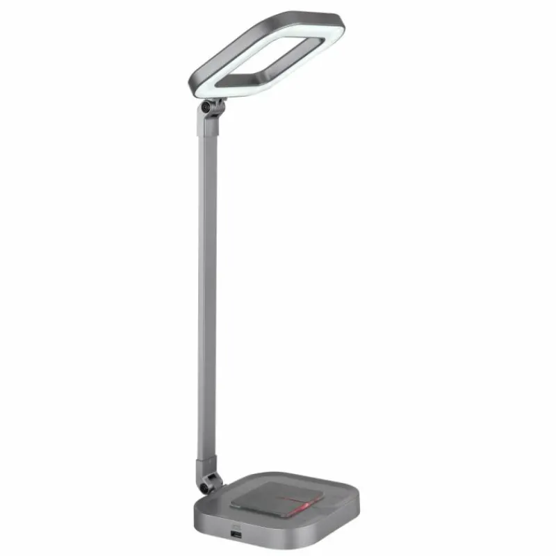 Luminaires Globo Lighting Lampe de table Globo MONACO LED Gris, Blanc, 1 lumière, Changeur de couleurs* Éclairage Led