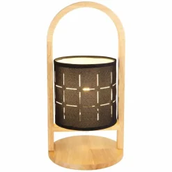 Lampes En Tissu-Luminaires Globo Lighting Lampe de table Globo NINJA Écru, 1 lumière