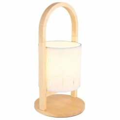 Lampes En Tissu-Luminaires Globo Lighting Lampe de table Globo NINJA Écru, 1 lumière