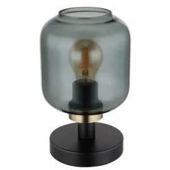 Suspension Verre Fumé-Luminaires Globo Lighting Lampe de table Globo OTHMAR Bronze, Noir, 1 lumière