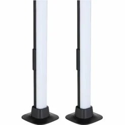 Luminaires Globo Lighting Lampe de table Globo POLLIVER LED Noir, 1 lumière, Changeur de couleurs