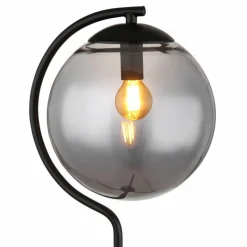 Suspension Verre Fumé-Luminaires Globo Lighting Lampe de table Globo PORRY Noir, 1 lumière