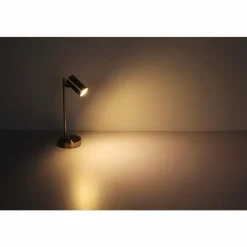 Luminaires Globo Lighting Lampe de table Globo ROBBY Nickel mat, 1 lumière* Lampes À Poser