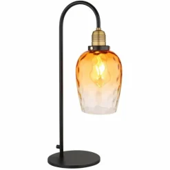 Luminaires Globo Lighting Lampe de table Globo SALVY Noir, 1 lumière